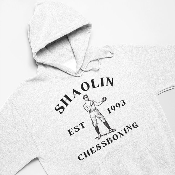 Shaolin Chessboxing Established 1993 Hoody Sweatshirt, Staten Island, Old School - Picture 1 of 1